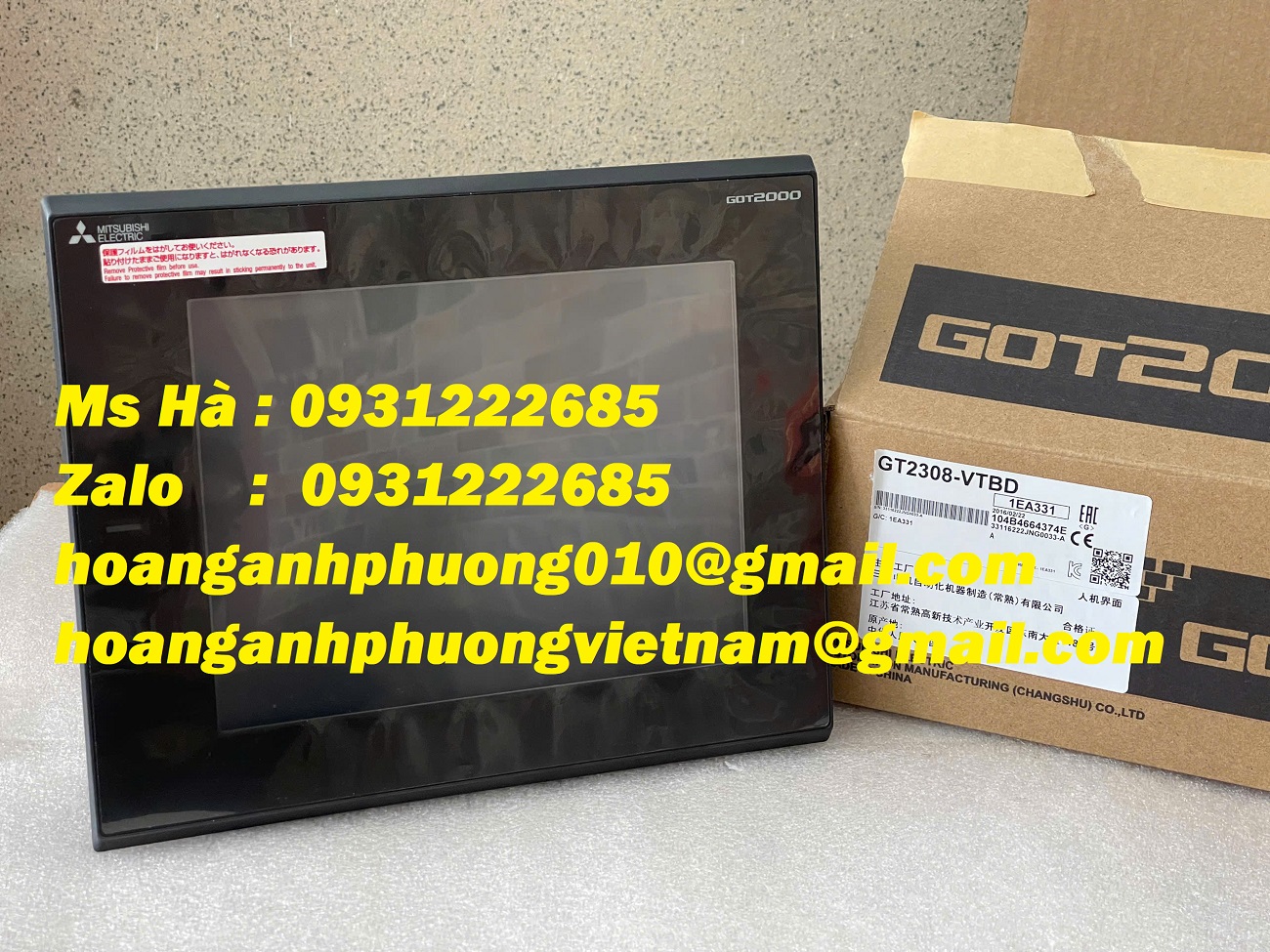 Bình Dương - Màn hình HMI GOT2000 series GT2308-VTBD mitsubishi